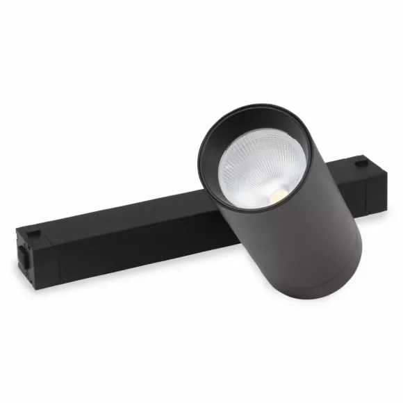 Трековый однофазный светильник AM Group Plain Opal AM588 10W 3000K BK, Теплый белый, 90, Современный Трековый однофазный светильник AM Group Plain Opal AM588 10W 3000K BK, Теплый белый, 90, Современный