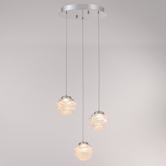 Подвесной светильник Delight Collection MD25030003-3A chrome/clear