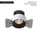 Встраиваемый светильник Maytoni Technical Downlight Round DL058-7W3K-TRS-B, Черный, Теплый белый, Алюминий
