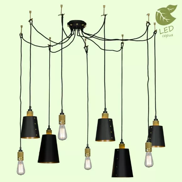 Подвесная люстра Lussole Loft Shirley GRLSP-9869 Подвесная люстра Lussole Loft Shirley GRLSP-9869
