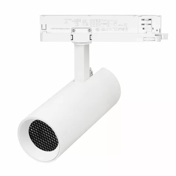 Трековый трехфазный светильник Arlight LGD-GERA-4TR-R74-20W Warm3000 (WH, 36 deg, 230V) 055167, Теплый белый, >90 Трековый трехфазный светильник Arlight LGD-GERA-4TR-R74-20W Warm3000 (WH, 36 deg, 230V) 055167, Теплый белый, >90