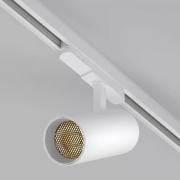 Трековый трехфазный светильник Arlight LGD-GERA-4TR-R74-20W Warm3000 (WH, 36 deg, 230V) 055167, вид снизу Трековый трехфазный светильник Arlight LGD-GERA-4TR-R74-20W Warm3000 (WH, 36 deg, 230V) 055167, вид снизу
