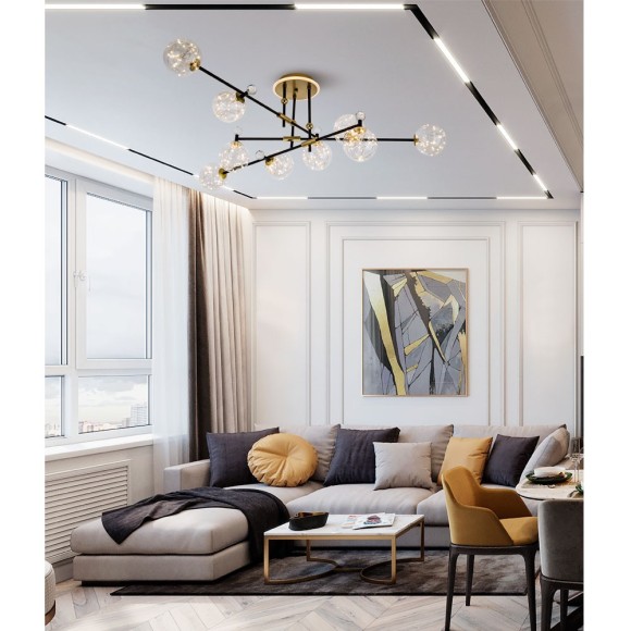 Потолочная светодиодная люстра Modelux ML.6079.9