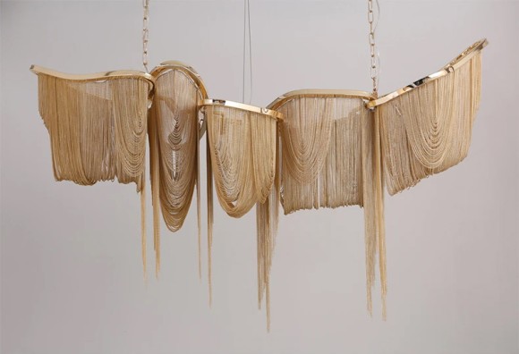 Подвесная люстра DeLight Collection Stream AC3029-16 gold