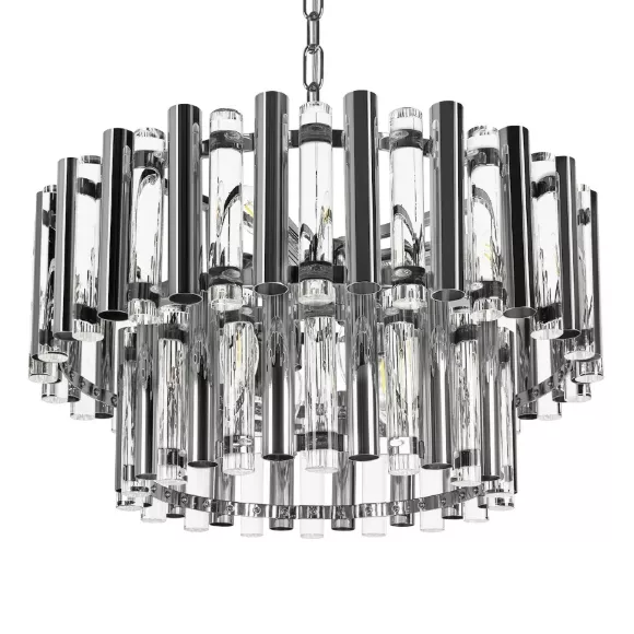 Подвесной светильник Loft IT Boucle 10438/8, Модерн, Никель, Прозрачный Подвесной светильник Loft IT Boucle 10438/8, Модерн, Никель, Прозрачный