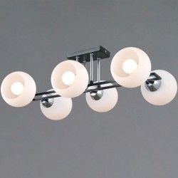 Потолочная люстра Illumico IL0791-6CSQ-25 BK CR TRENTO