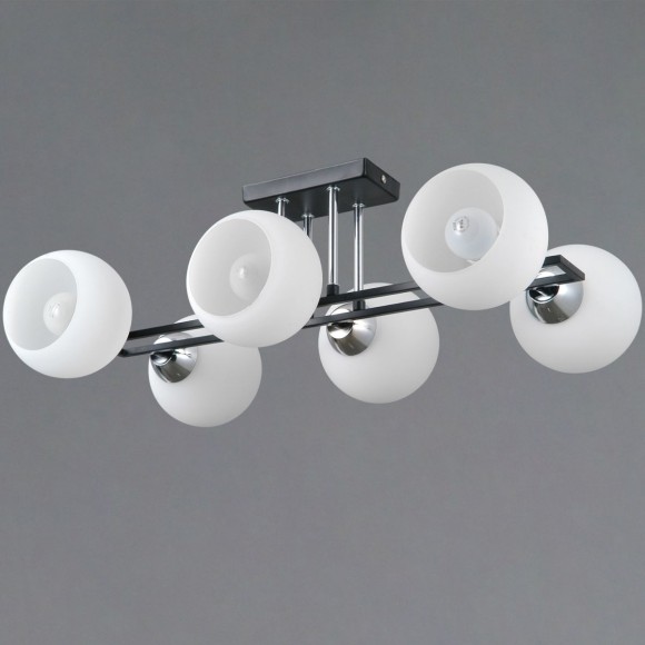 Потолочная люстра Illumico IL0791-6CSQ-25 BK CR TRENTO