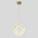 Подвесной светильник Crystal Lux DIEGO SP25W LED BRASS, Латунь, Белый, Теплый белый