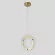 Подвесной светильник Crystal Lux DIEGO SP25W LED BRASS, 3000, Теплый белый