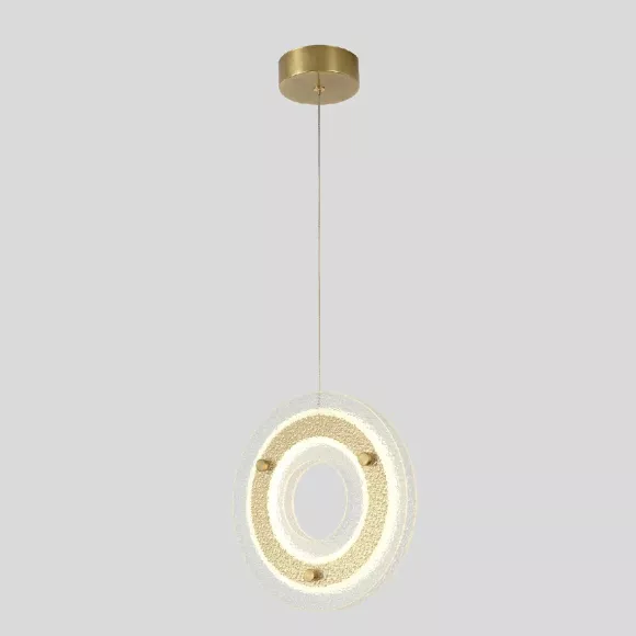 Подвесной светильник Crystal Lux DIEGO SP25W LED BRASS, светодиодный модуль