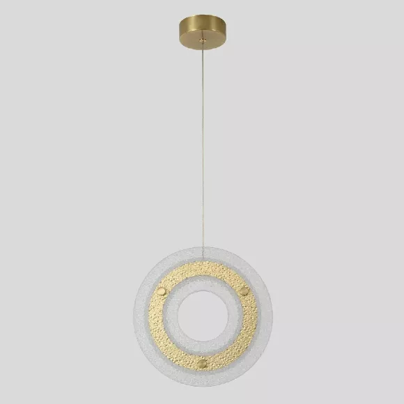 Подвесной светильник Crystal Lux DIEGO SP25W LED BRASS, декоративные элементы крупным планом