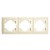 Рамка трехместная Stekker PFR00-9013-02 Эрна Элегант 49668