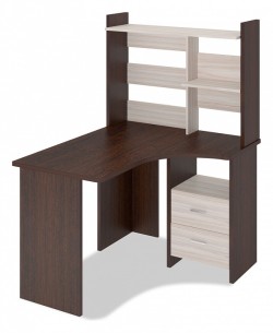 Стол компьютерный Домино Лайт СКЛ-Угл120+НКЛ-100 MER_SKL-Ugl120_NKL-100_VK_PRAV