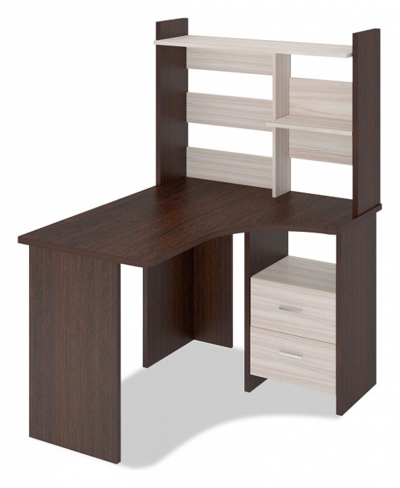 Стол компьютерный Домино Лайт СКЛ-Угл120+НКЛ-100 MER_SKL-Ugl120_NKL-100_VK_PRAV