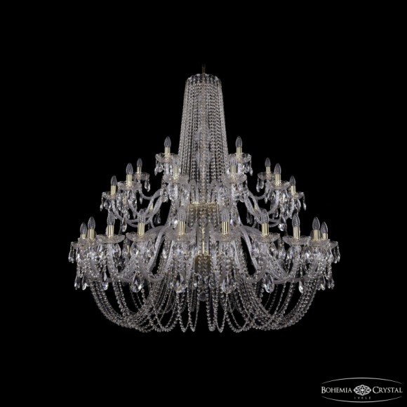Подвесная люстра Bohemia Ivele Crystal 1402/24+12+6/530/2d G