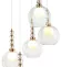 Подвесная люстра Stilfort Designo 2166/05/05P, Бронза, Прозрачный, Металл, крупный план