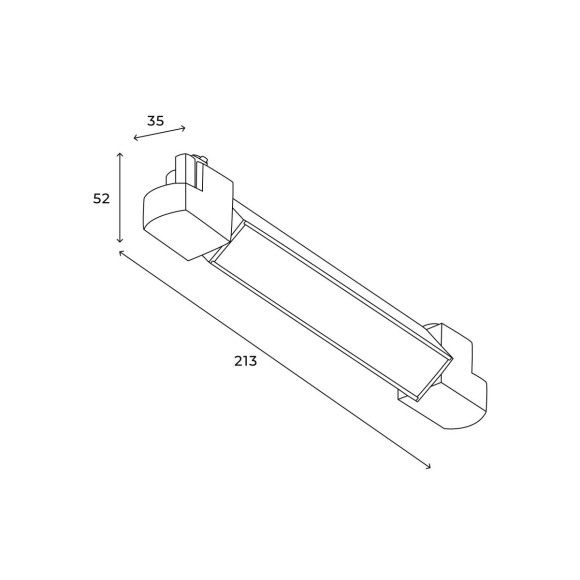 Трековый однофазный светильник Hesby Lighting Skylite HSBL_0020