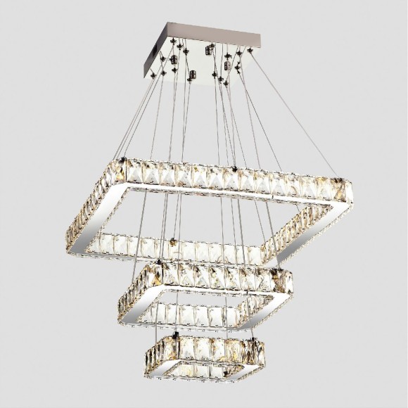 Подвесная светодиодная люстра с пультом управления LED4U L055-50-30-20