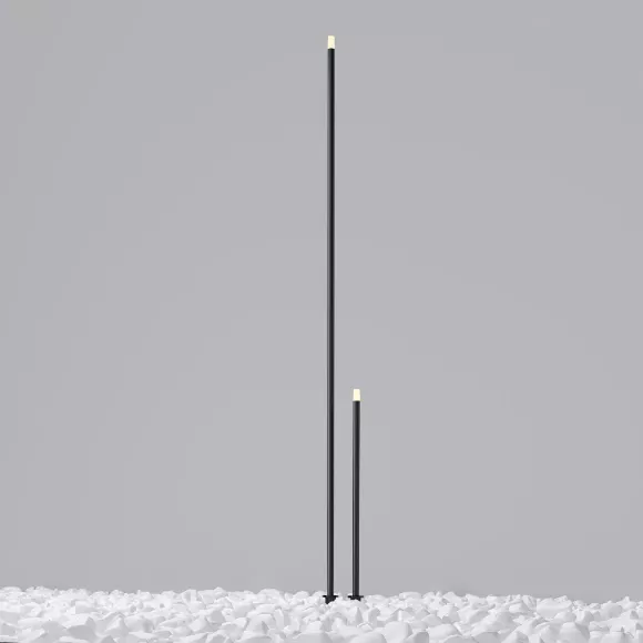 Грунтовой светильник Maytoni Spear O441FL-L1GF3K, Теплый белый, Современный, Белый
