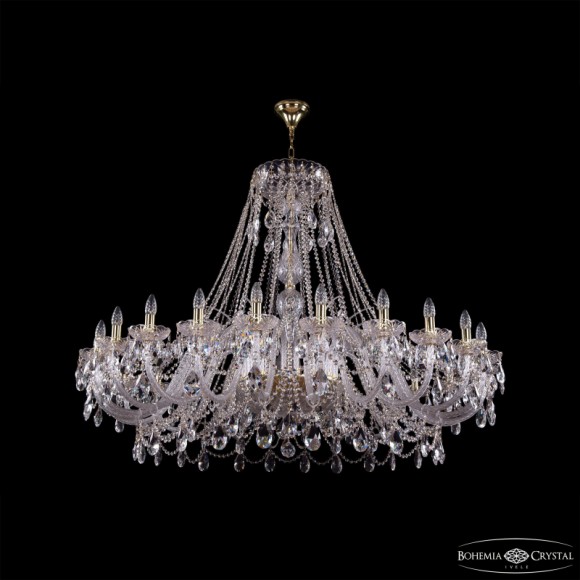 Подвесная люстра Bohemia Ivele Crystal 1411/24/530 G