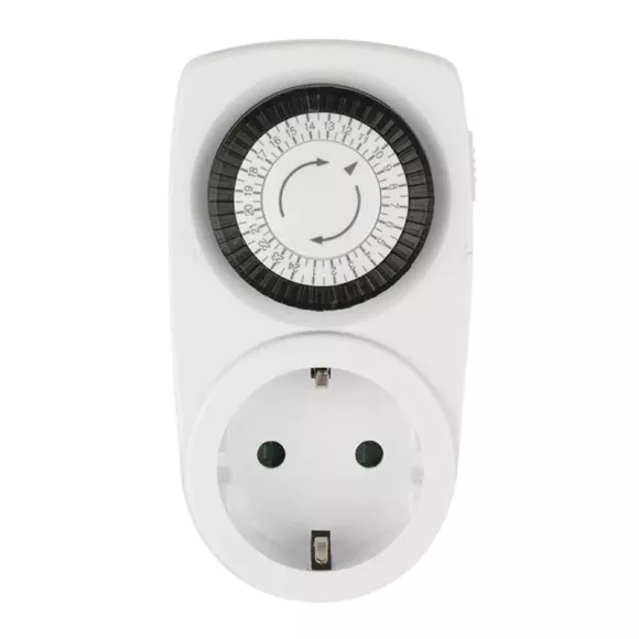 Таймер механический (UL-00003765) Uniel UST-M10 White Таймер механический (UL-00003765) Uniel UST-M10 White