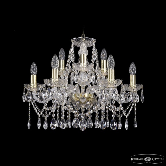 Подвесная люстра Bohemia Ivele Crystal 1413/6+3/200 G