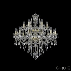 Подвесная люстра Bohemia Ivele Crystal 1415/12+6/300/2d G