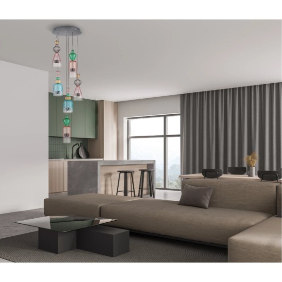 Подвесная светодиодная люстра Lightstar BELLE 814069