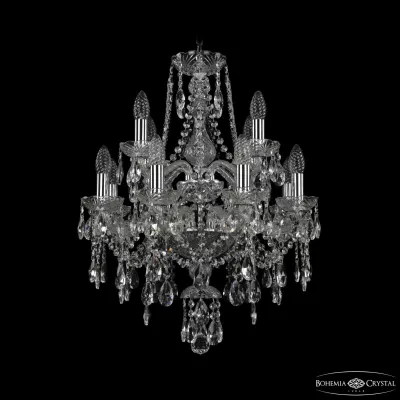 Подвесная люстра Bohemia Ivele Crystal 1415/8+4/165/2d Ni