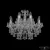 Подвесная люстра Bohemia Ivele Crystal 1409/8+4/195 Ni