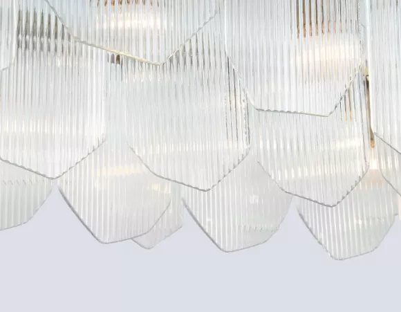 Подвесная люстра Ambrella Light High Light Crystal LH31255, Дизайнерский, Латунь, Прозрачный Подвесная люстра Ambrella Light High Light Crystal LH31255, Дизайнерский, Латунь, Прозрачный