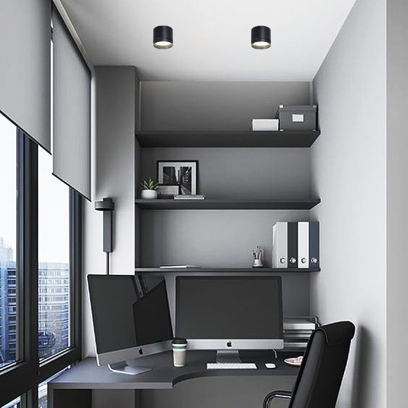 Накладной светильник Reluce 53007-9.5-001LD GX53 BK