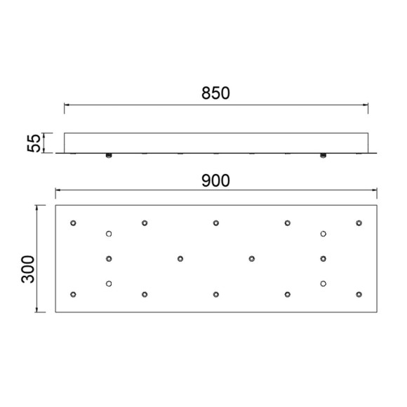 Подвесная люстра Mantra Boomerang 9392+9245 (14L)