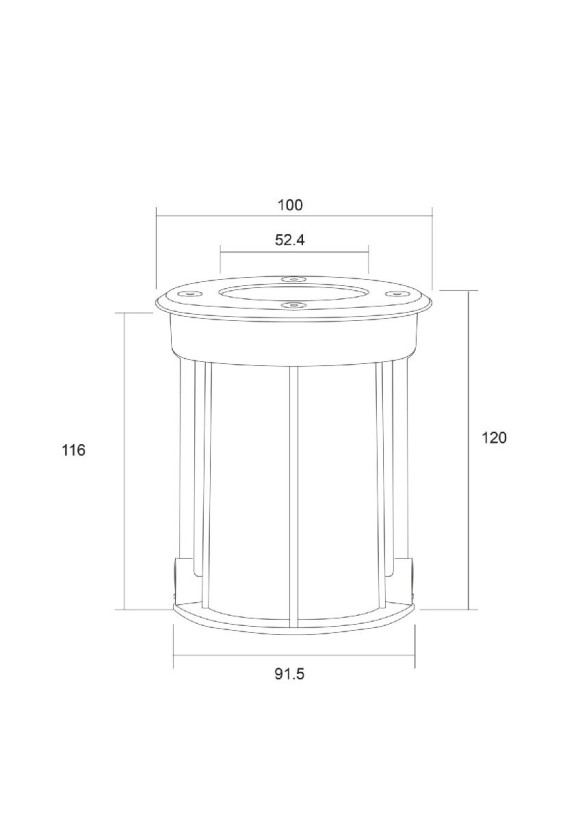 Ландшафтный светильник Outdoor Tubo O043DL-01S