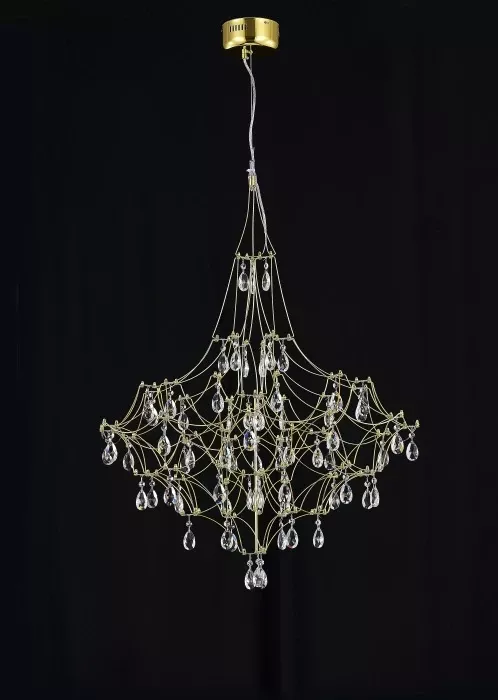 Подвесная люстра Myfar Allegria MR2642-66P-50AD, Золото, От теплого до холодного, Металл, крупный план Подвесная люстра Myfar Allegria MR2642-66P-50AD, Золото, От теплого до холодного, Металл, крупный план