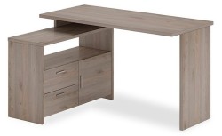 Стол письменный Домино Lite СКЛ-ПРЯМ130+ТБЛ MER_SKL-PRYAM130-TBL_N