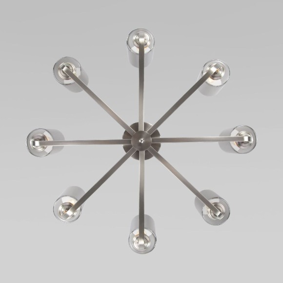 Люстра на штанге Eurosvet Defi 60138/8 сатин-никель a060904