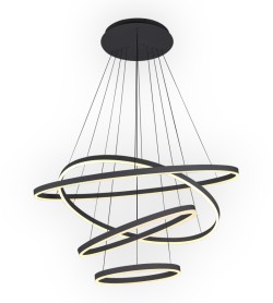 Подвесная светодиодная люстра с пультом управления Kink Light ТОР 08204,19A(4000K)