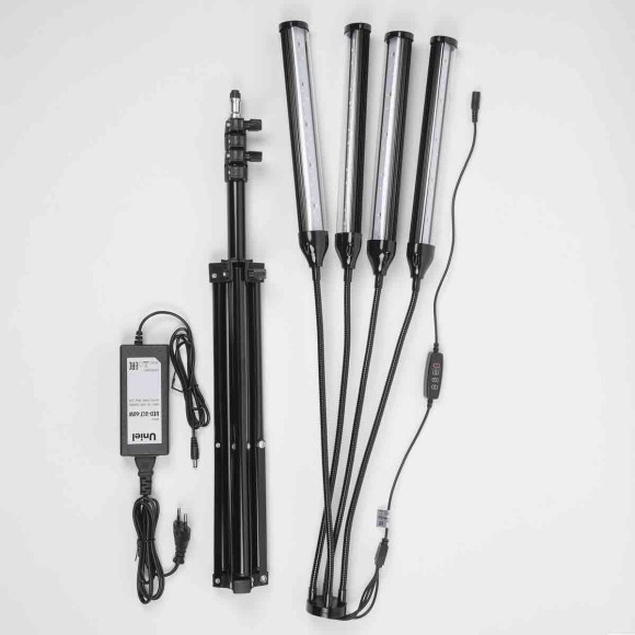 Светодиодный светильник для растений Uniel Minigarden ULT-P32-36W/SPLE/TM/40 IP40 Black Quad UL-00008905