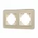 Рамка на 2 поста стеклянная Arlight FRM-OMALI-GS-2-GD 049695