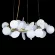 Подвесная люстра Loft IT Matisse 10008/700 white, Золото, Белый, Металл, крупный план