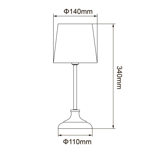 Настольная лампа Uniel UML-B309 E14 CHROME/DARK BLUE UL-00012426