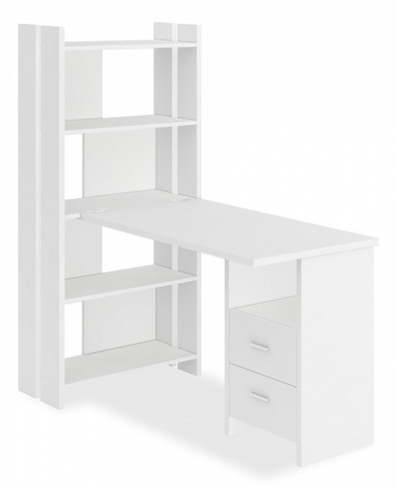 Стол компьютерный Домино Лайт СТЛ-ОВ+С120Прям+ТЯЛ MER_STL-OV-S120Pryam_BE