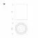 Накладной светильник Arlight SP-SALT-R95-20W Warm3000 (WH-BK, 40 deg, 230V) 056743