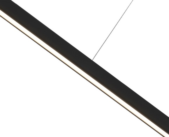 Линейный подвесной светильник Italline IT013-6021 black 3000K