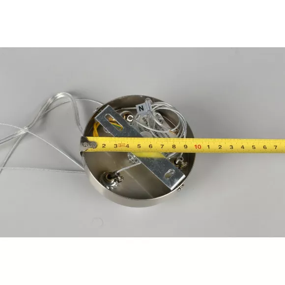 Подвесная люстра Omnilux Ales OML-69113-06, Белый, Никель, Металл