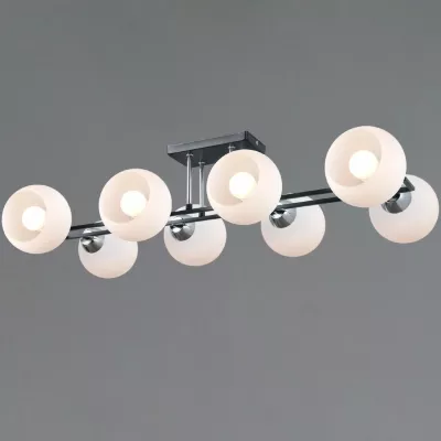 Потолочная люстра Illumico IL0791-8CSQ-25 BK CR TRENTO
