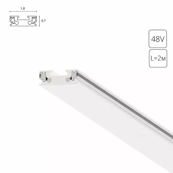 Шинопровод магнитный Arte Lamp Rapid-accessories A613233 Шинопровод магнитный Arte Lamp Rapid-accessories A613233