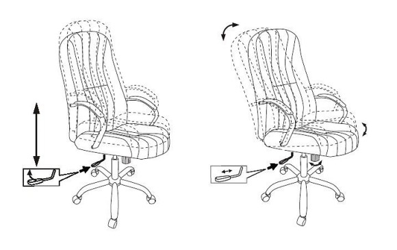 Кресло для руководителя T-898SL/BLACK BUR_1135793