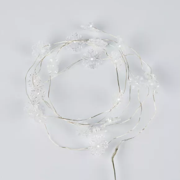 Гирлянда Uniel ULD-S1900-020/STB/2AA WHITE IP20 SNOWFLAKES MINI Гирлянда Uniel ULD-S1900-020/STB/2AA WHITE IP20 SNOWFLAKES MINI
